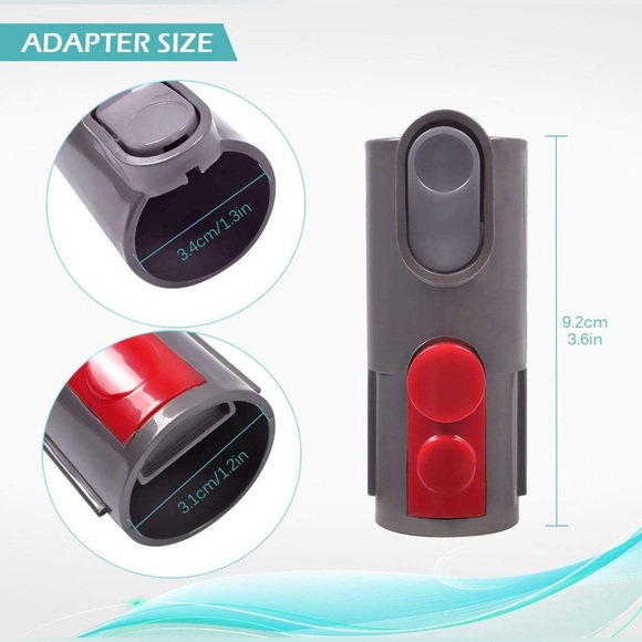 New Hard Floor Brush Head & Adapter for Dyson V6V7 V8 V10 V11 Vacuum Attachments - Picture 3 of 12
